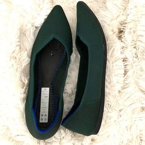 Rothy’s original points Emerald dark green 9
